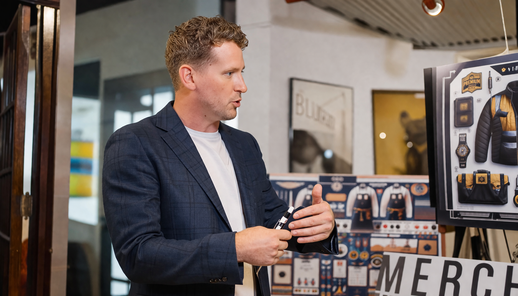 Merch Club strategy - branded merchandise define goals, audience, scope, and timing.